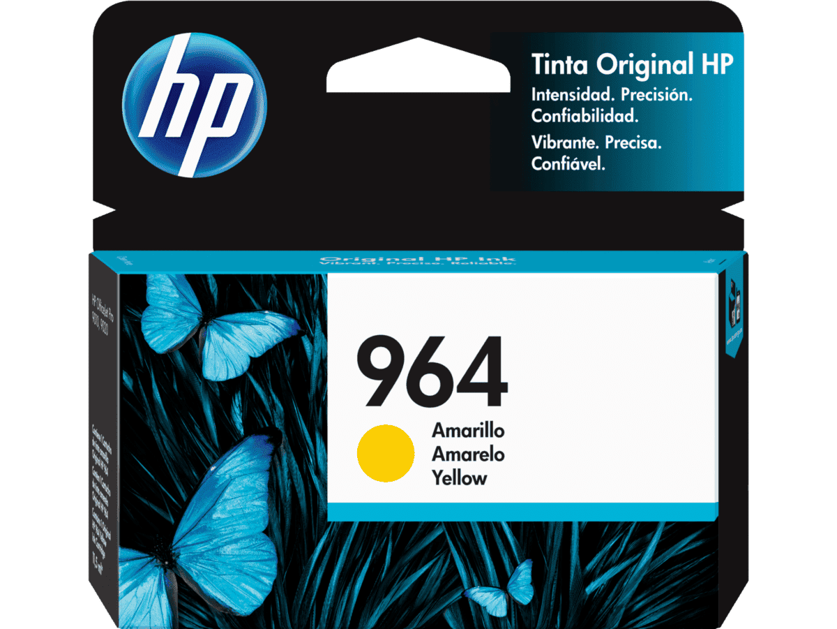 HP 964 Yellow Original Ink Cartridge