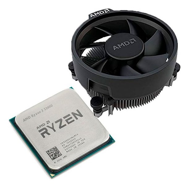 Procesador AMD Ryzen 3 3200G 4.0GHz Turbo AM4 TRAY