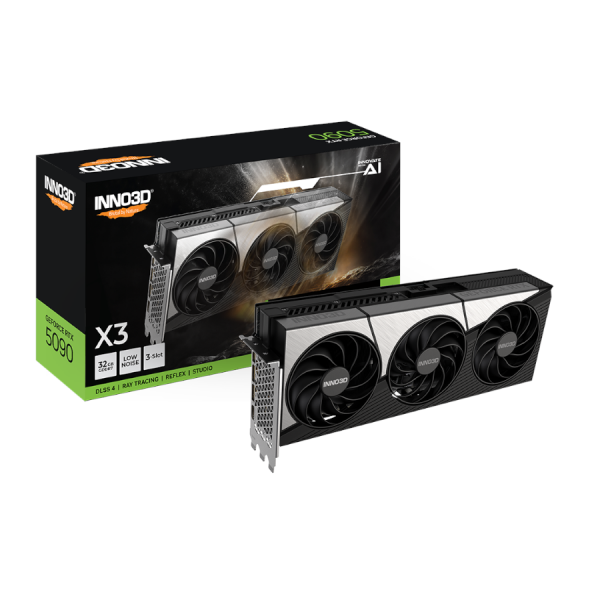 Placa de Video INNO3D GeForce RTX 5090 32GB GDDR7 X3