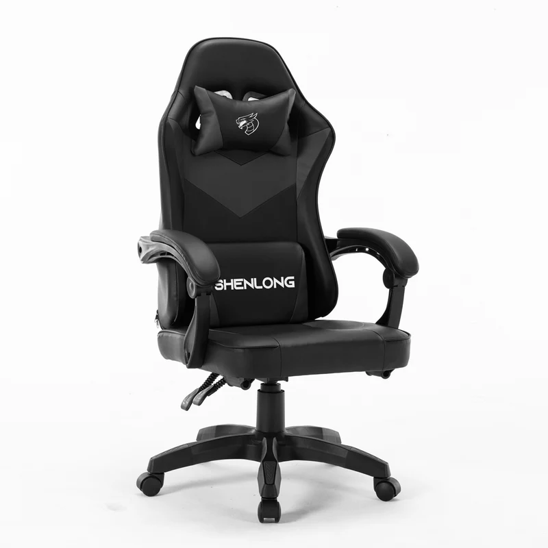 SILLAS GAMER SHENLONG NEGRA SH-GC135