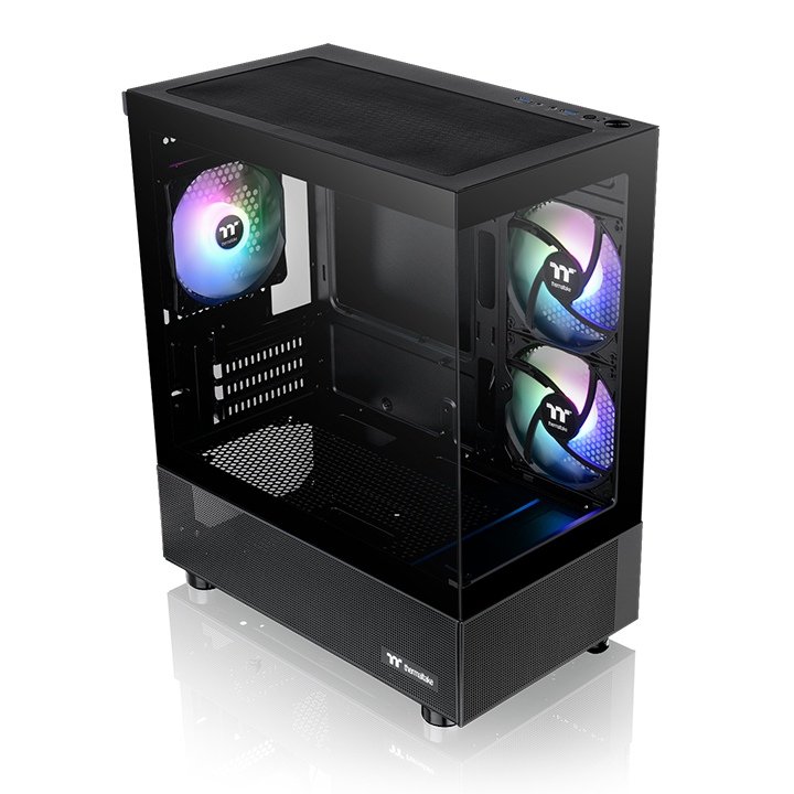 Gabinete TT View 170 Micro Chassis TG x2 Fan ARGB x3 Black Gabinete TT View 170 Micro Chassis TG x2 Fan ARGB x3 Black