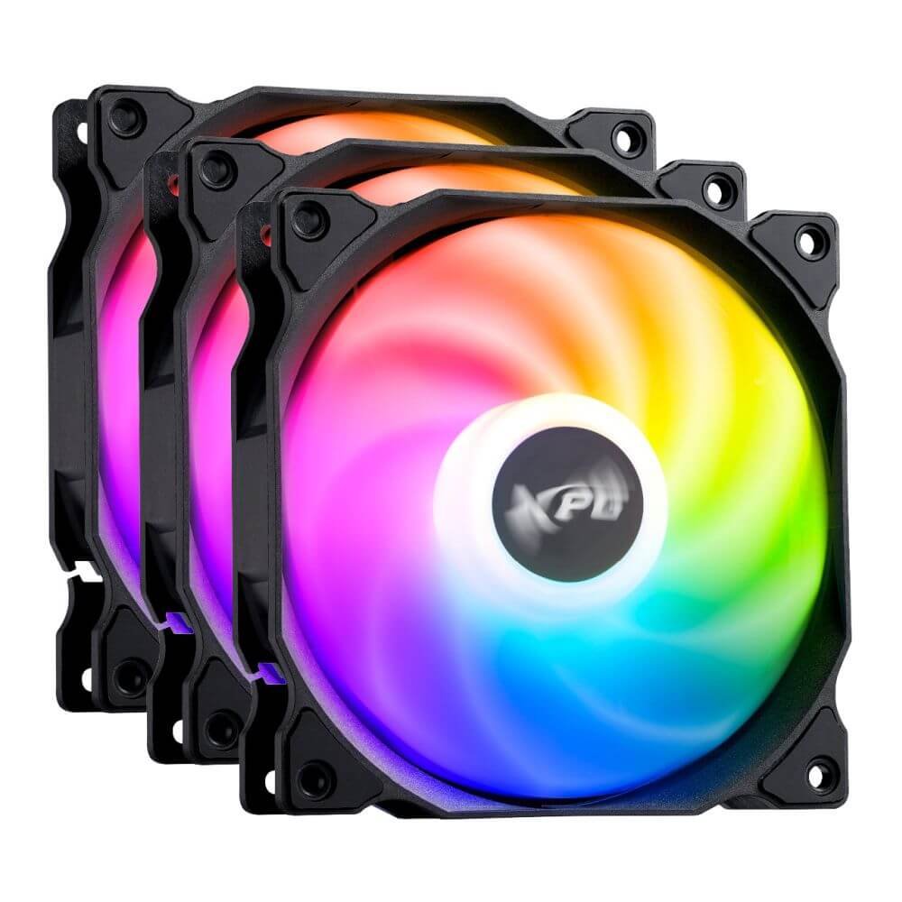 Cooler Fan Adata XPG Vento 120 ARGB Negro Pack x3