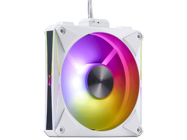 Cooler Fan Adata XPG Hurricane MAG 120 ARGB PWM Blanco Pack x4 Magnéticos