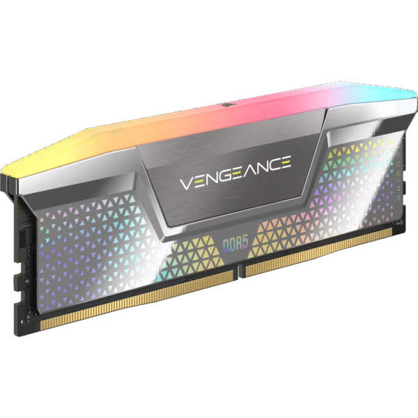 Memoria Corsair DDR5 48GB (2x24GB) 8800MHz Vengeance RGB iCue Plateado CL42