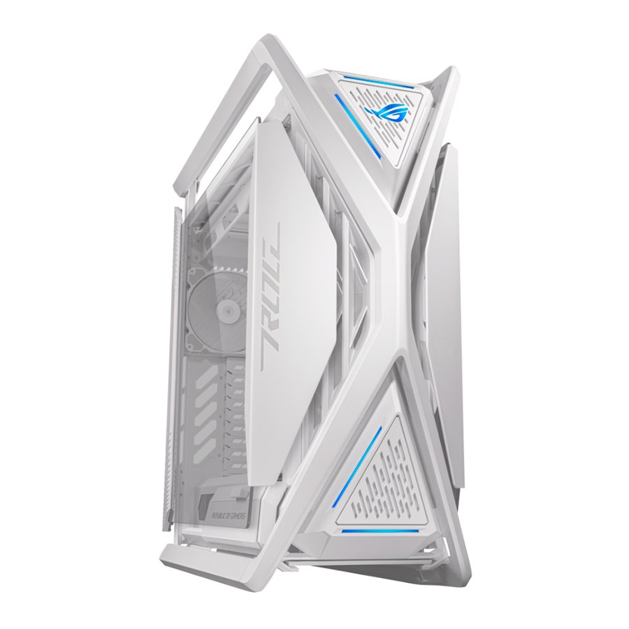 GABINETE ASUS ROG HYPERION GR701 WHITE + 4 FAN 140MM