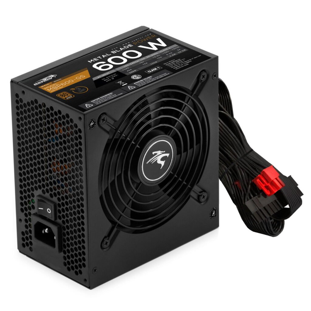 Fuente Sentey 600w 80 Plus Bronze MBP600-GS