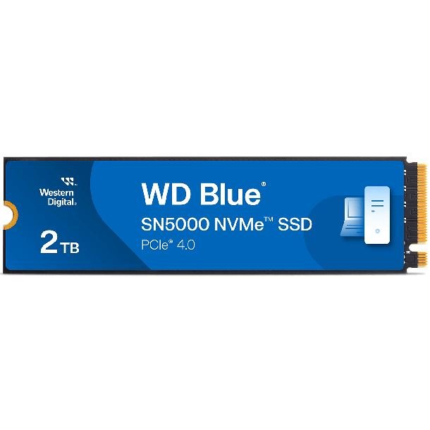 Disco SSD NVMe 2TB WD Blue SN5000 PCIe Gen4