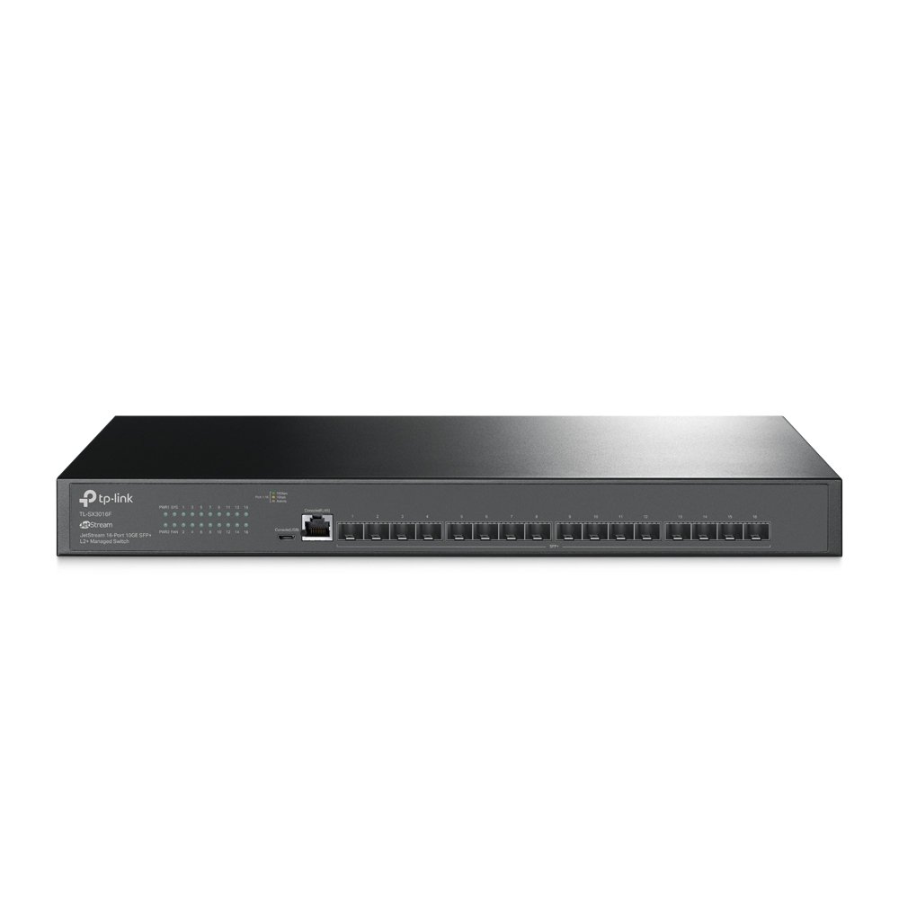 SWITCH TP-LINK SX3016F 16 PUERTOS SFP+ A 10G OMADA (NO INCLUYE SFP)