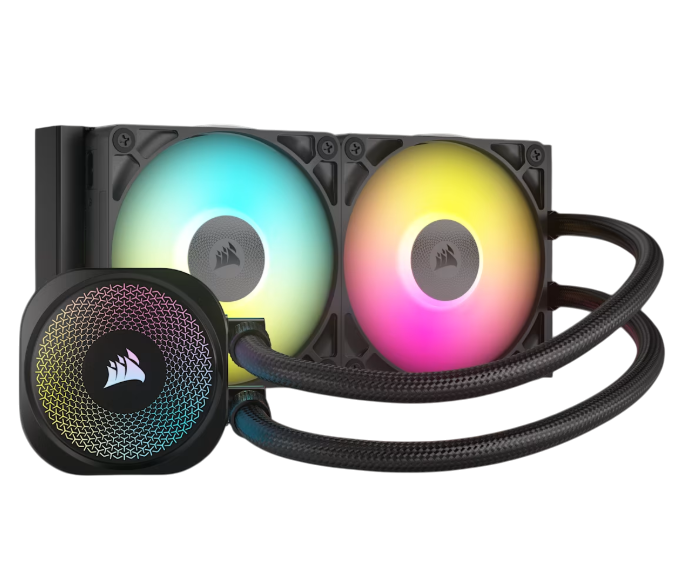 Watercooling Corsair iCUE LINK TITAN 240 RX RGB 2x CPU Cooler 240mm Black