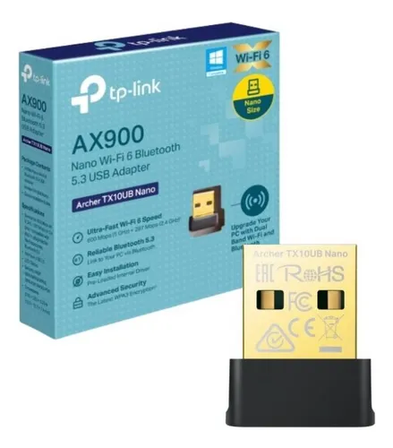 Archer TX10UB Nano P.RedW USB AX900 Wifi 6 + Bluetooth