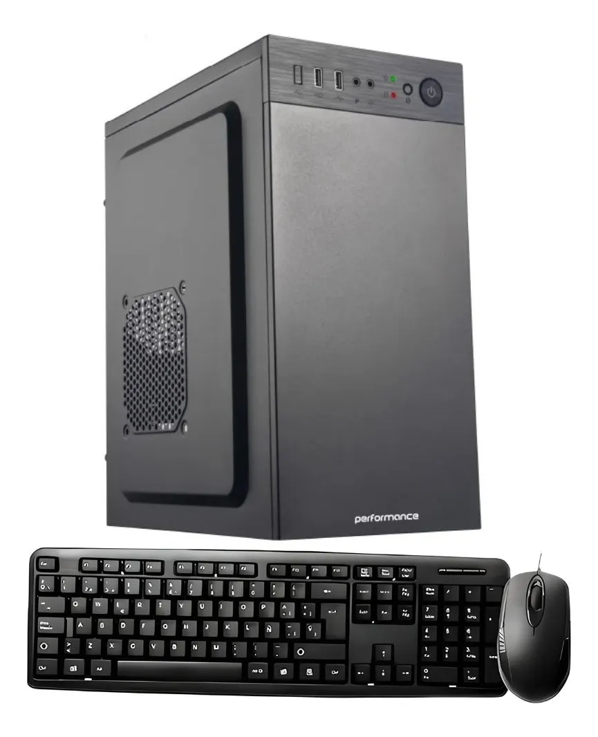 Kit Gabinete Performance PF301 Fuente 600W Teclado Mouse