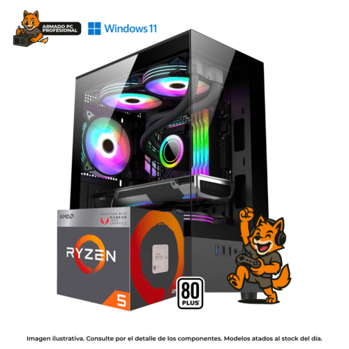 Armá tu PC 5 PC Gamer RYZEN 5 3400G