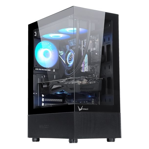 Gabinete Formula V Crystal Z1 Black 3 Fan FRGB