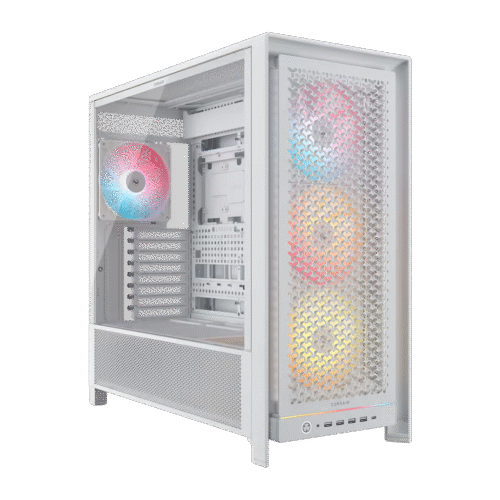 Gabinete Corsair 5000D FRAME RS ARGB Mid-Tower Fan RGB x4 White
