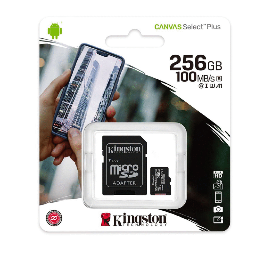 Micro SD Kingston 256GB Clase 10