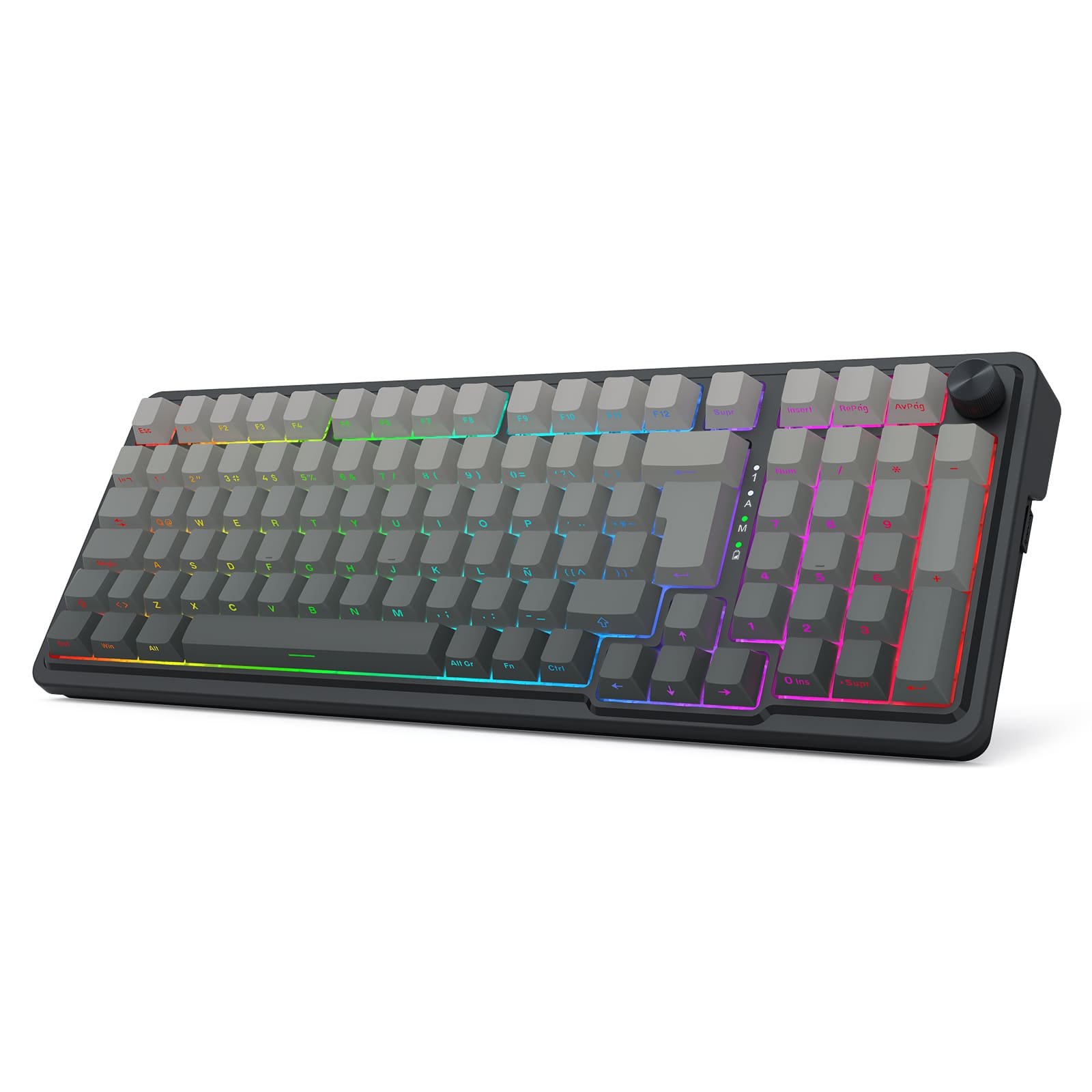 Teclado Gamer Redragon Eisa MAX Grey K686SP-RGB-MAX