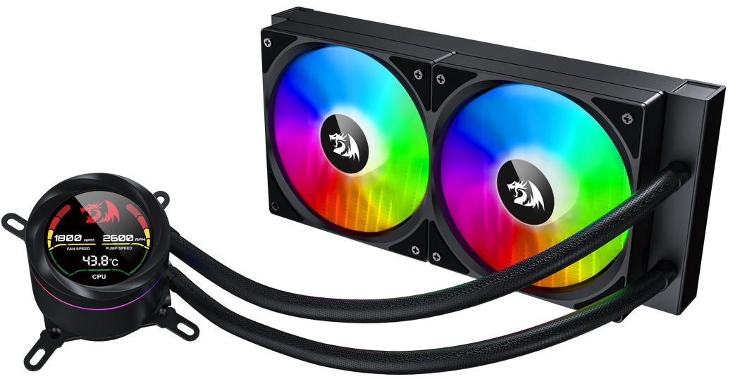 Watercooling Redragon 240 RGB CCW-1019 Display