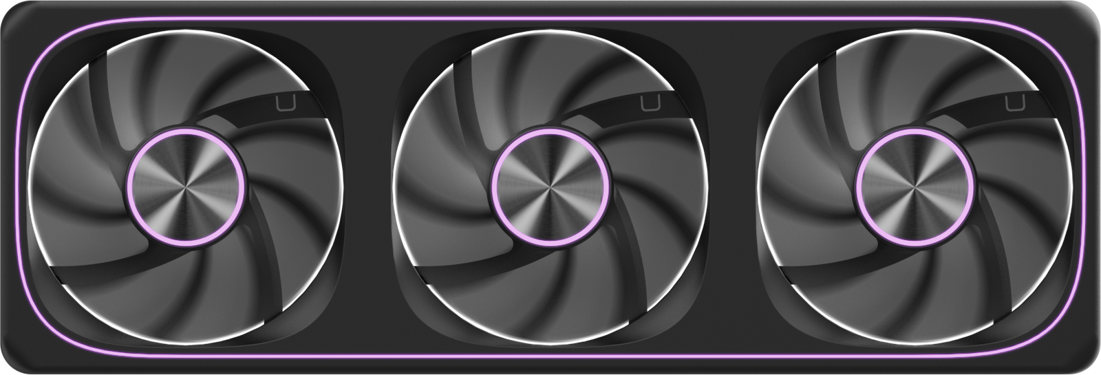 Triple Cooler Fan Formula V Line Air Fusion 3 Black Reverse ARGB 360mm