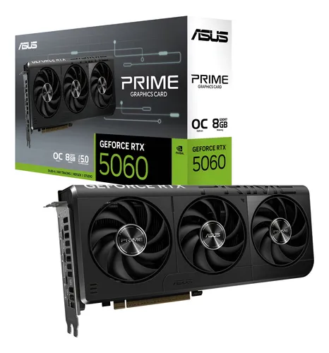Placa de Video Asus GeForce RTX 5060 8GB GDDR7 Prime OC