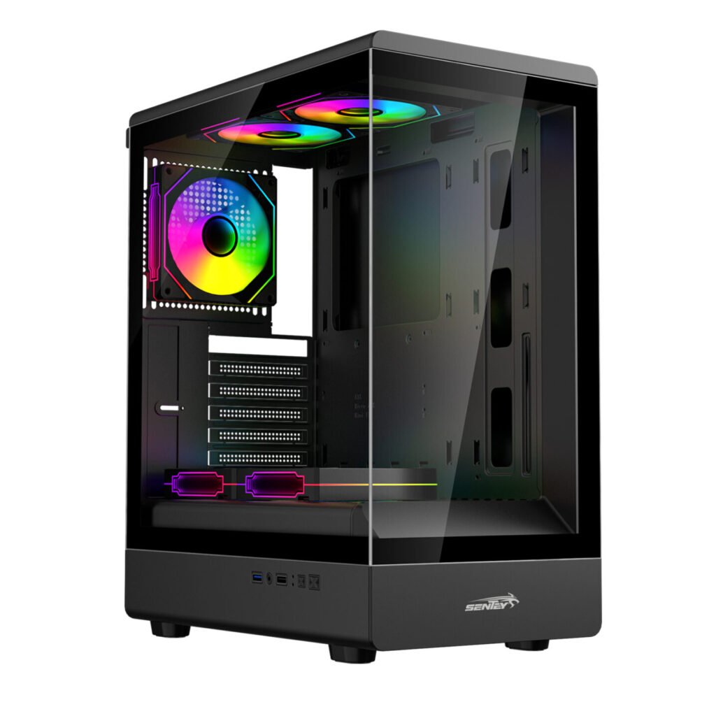 Gabinete Sentey Walker 240 Black 5 Fan ARGB