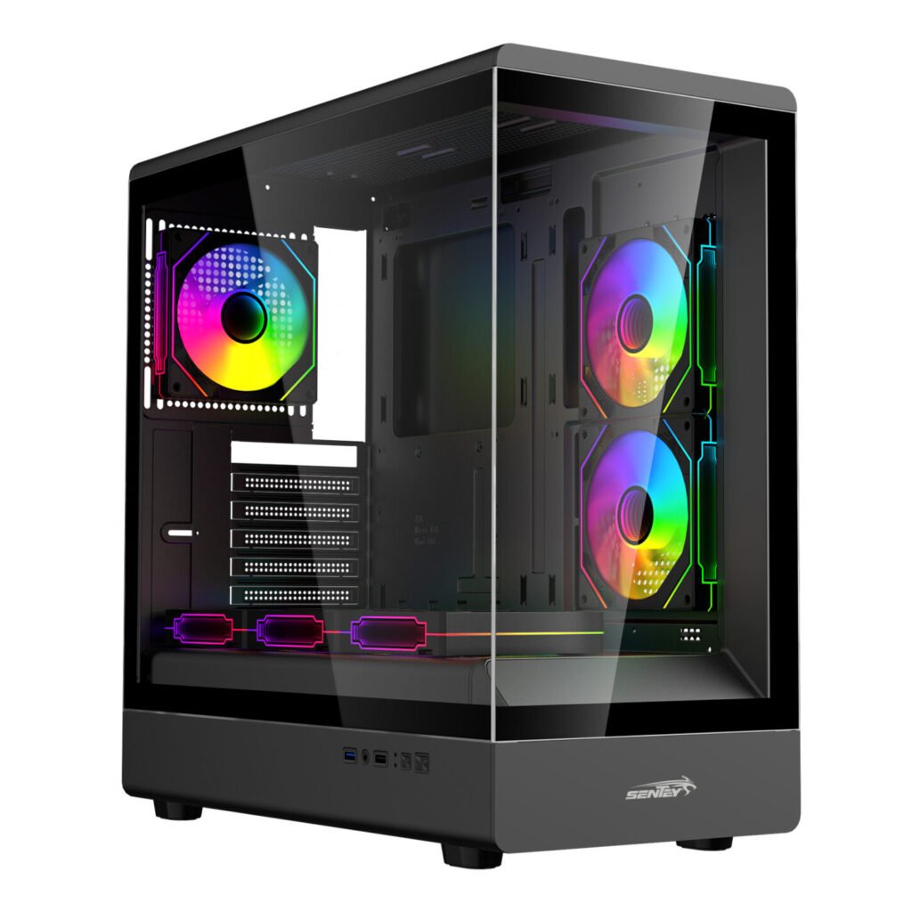 Gabinete Sentey Walker 360 Black 6 Fan ARGB
