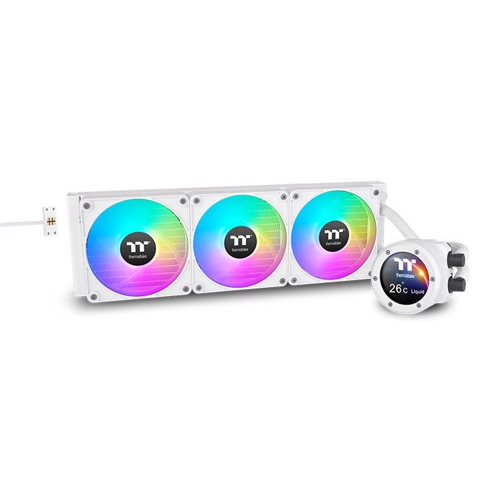 Watercooling Thermaltake TH420 V2 Ultra Ex AIO ARGB LCD Waterblock Snow Edition