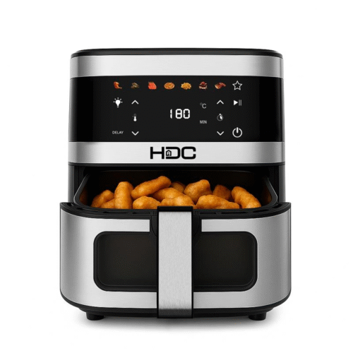 Freidora de Aire HDC HAF-DH91SB 9,1L Doble Calentador Una Cesta