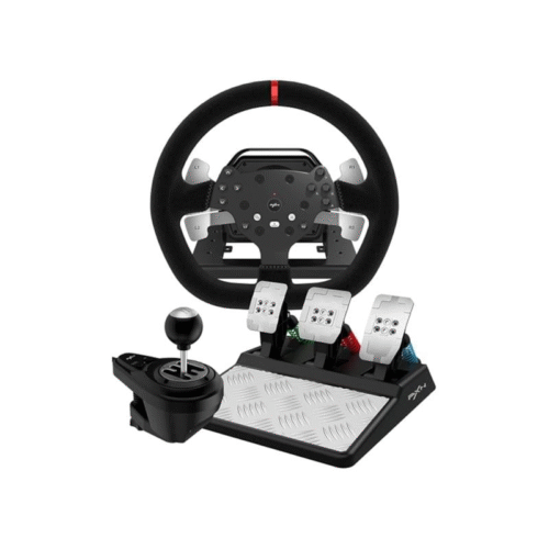 Simulador de Carreras PXN V10 - Kit Volante, Pedalera y Palanca de Cambios Compatible Consolas