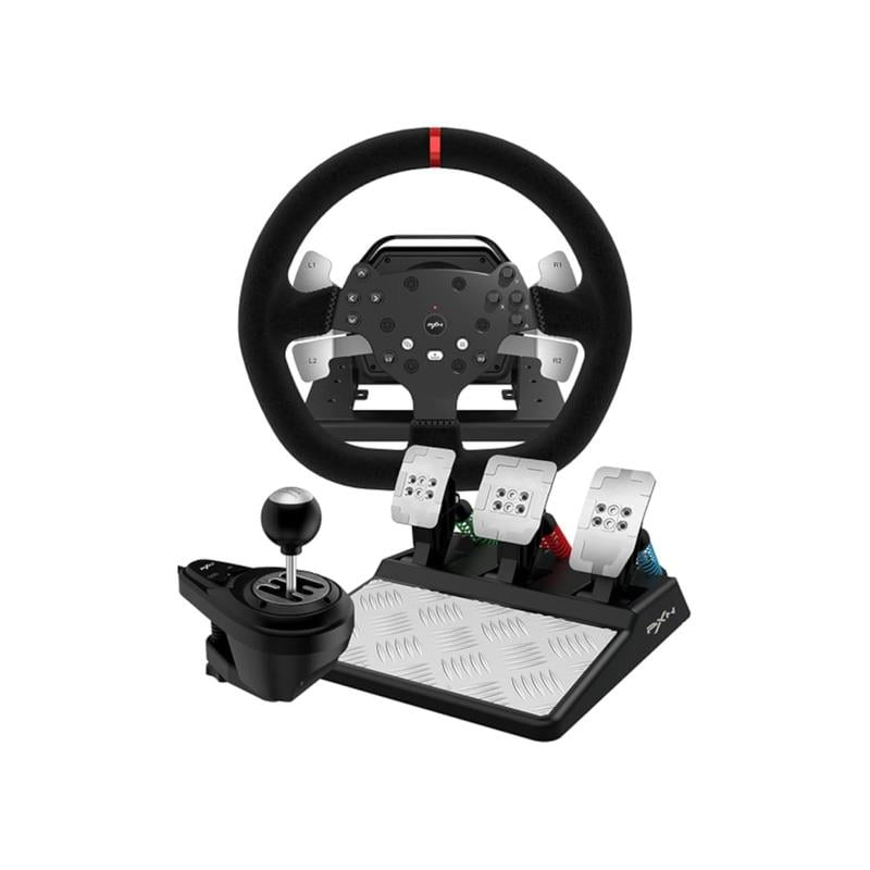 Simulador de Carreras PXN V10 - Kit Volante, Pedalera y Palanca de Cambios Compatible Consolas