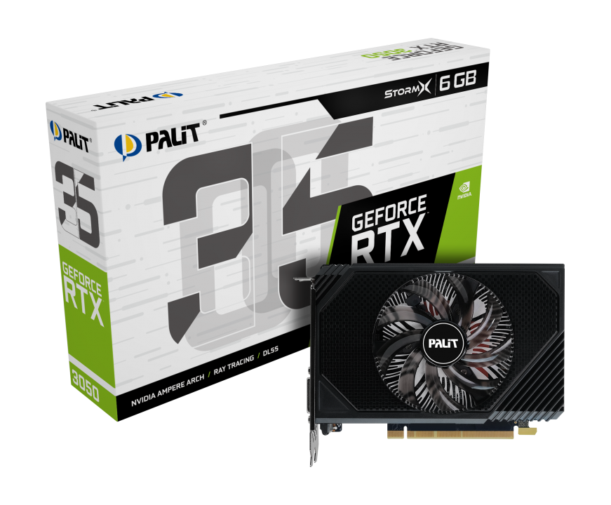PLACA DE VIDEO PALIT GEFORCE RTX 3050 6GB GDDR6 STORM X
