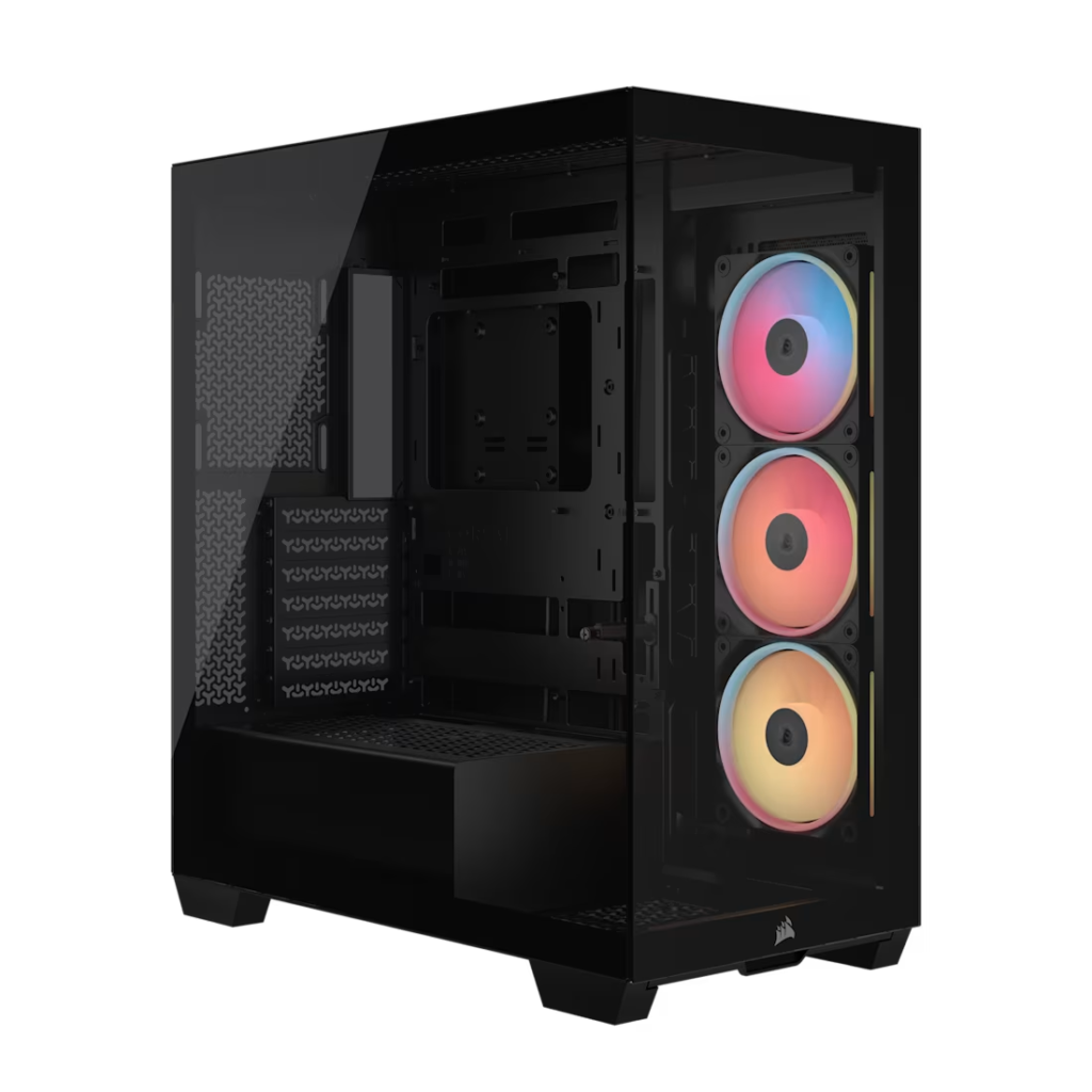 Gabinete Corsair 3500X LX-R RGB iCUE Mid-Tower TG Black