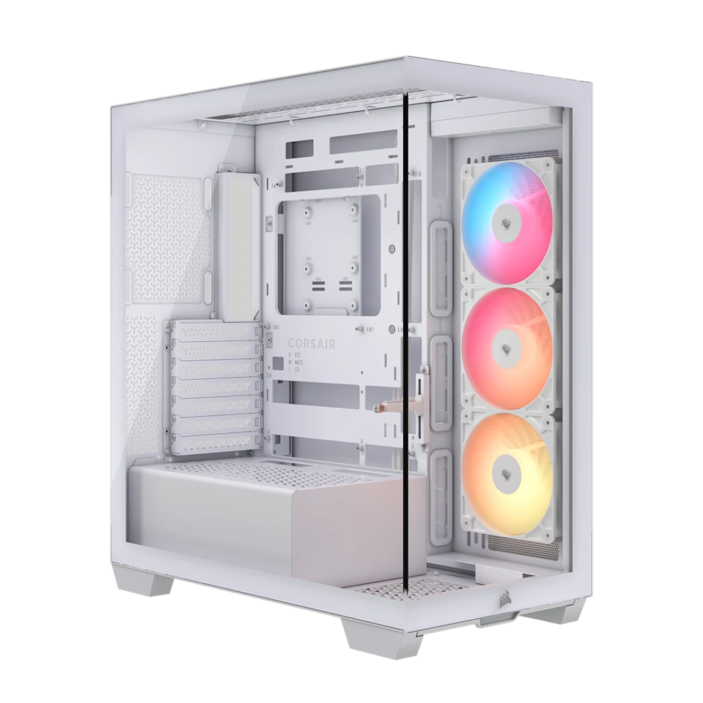 Gabinete Corsair 3500X RS-R ARGB Mid-Tower TG White