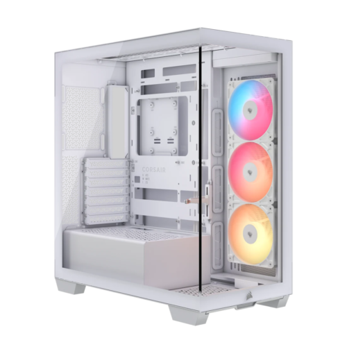 Gabinete Corsair 3500X RS-R ARGB Mid-Tower TG White