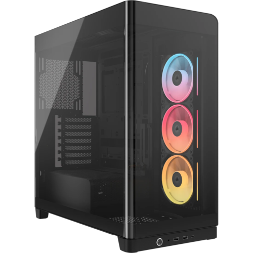 Gabinete Corsair FRAME 4500X LX-R RGB Mid-Tower TG Black
