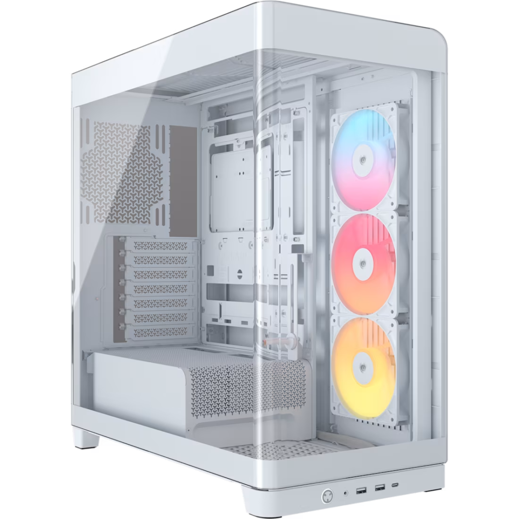 Gabinete Corsair FRAME 4500X RS-R ARGB Mid-Tower TG White