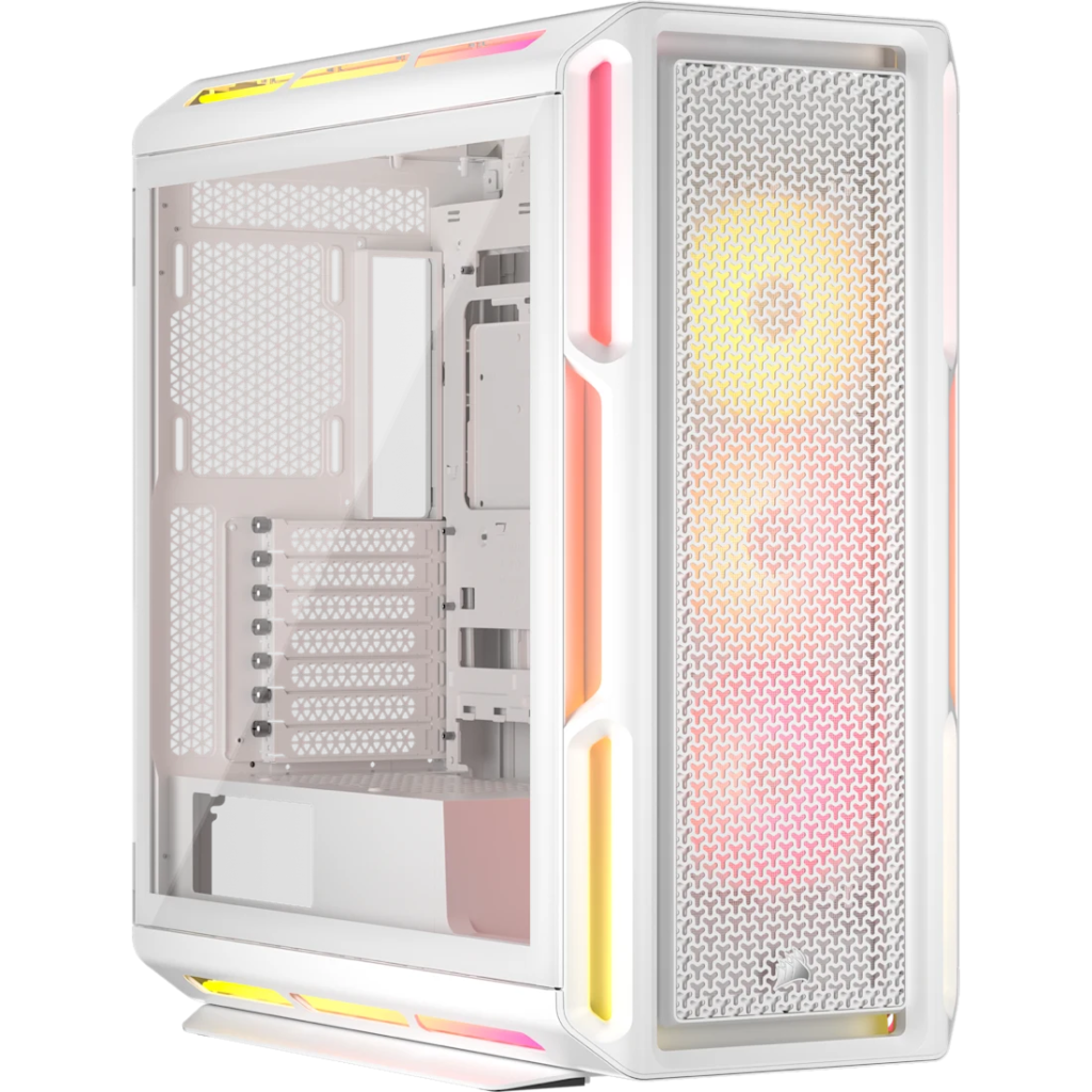 Gabinete Corsair iCUE LINK 5000T LX ARGB Mid-Tower Fan x3 White