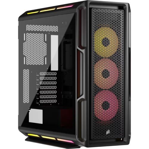 Gabinete Corsair iCUE LINK 5000T LX RGB Mid-Tower Fan x3 Black