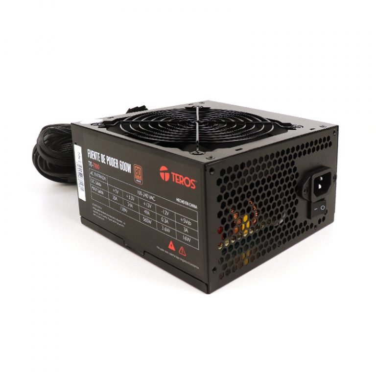 Fuente Teros 600w 80 Plus Bronze TE-7160