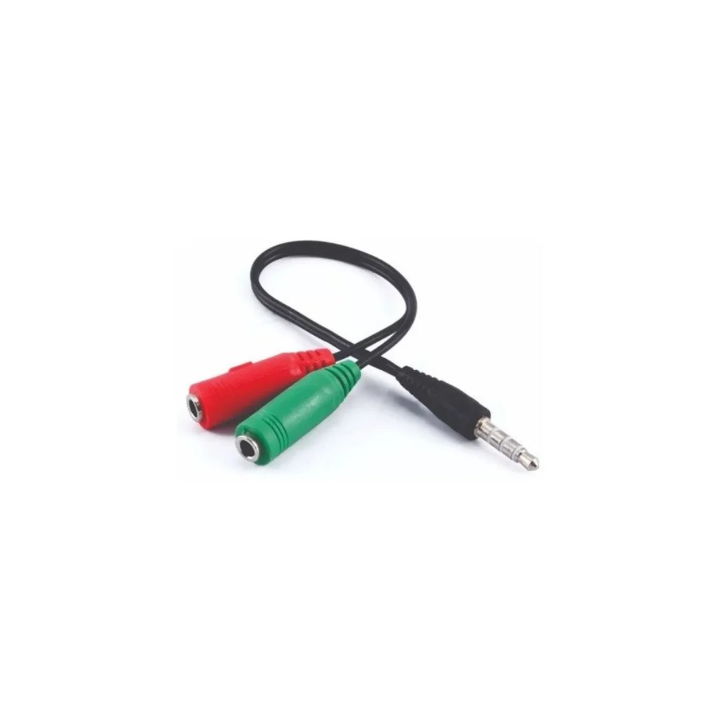ADAPTADOR GENIUS AUDIO Y MIC A MINIPLUG