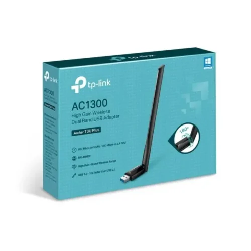 Archer T3U Plus P.RedW USB AC1300 Alta Pot.Dual Mimo