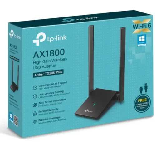 Archer TX20U Plus P.RedW USB AX1800 D.Band High Gain 2 Ant
