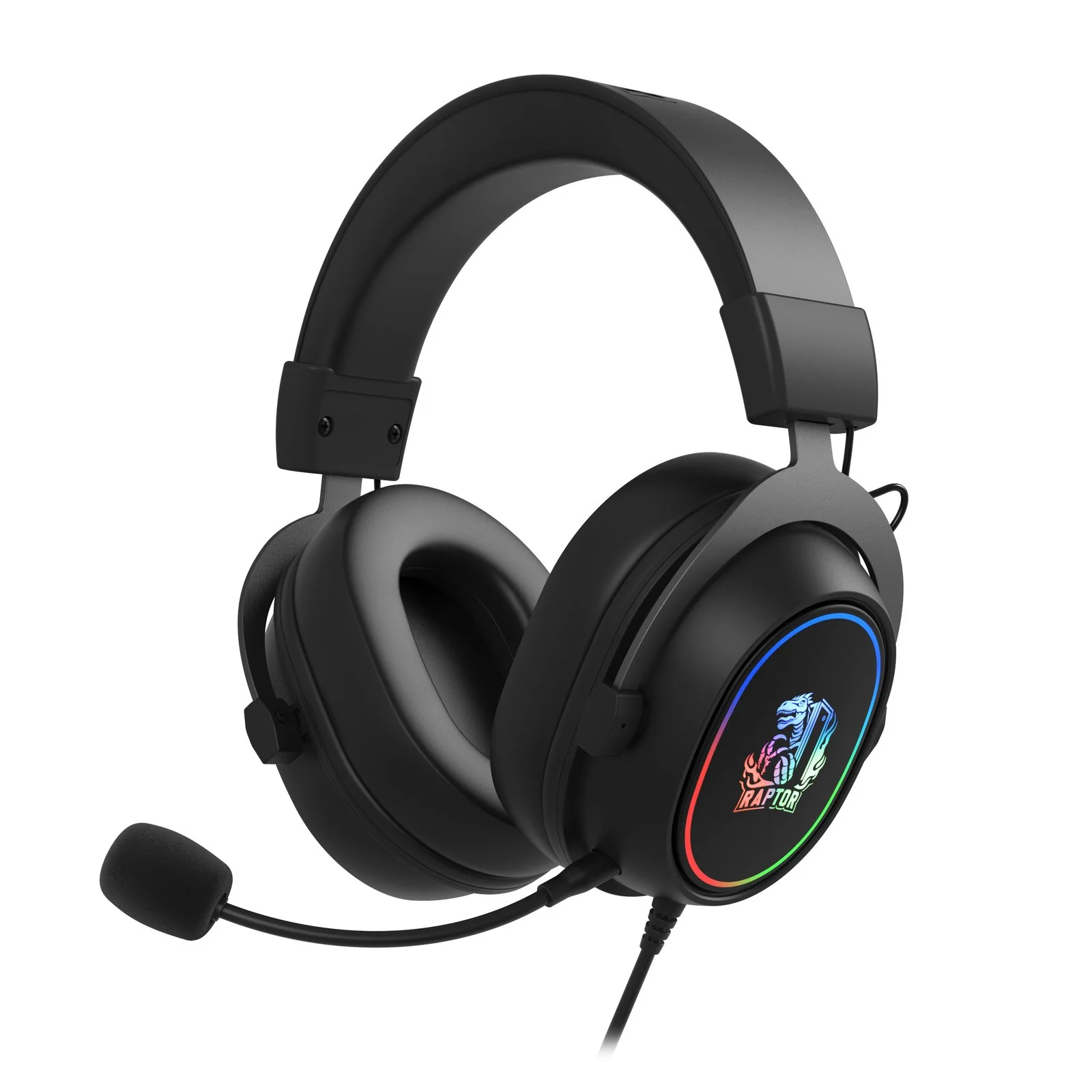 AURICULAR GAMER RAPTOR INFERNO PRO RGB 7.1 USB NEGRO