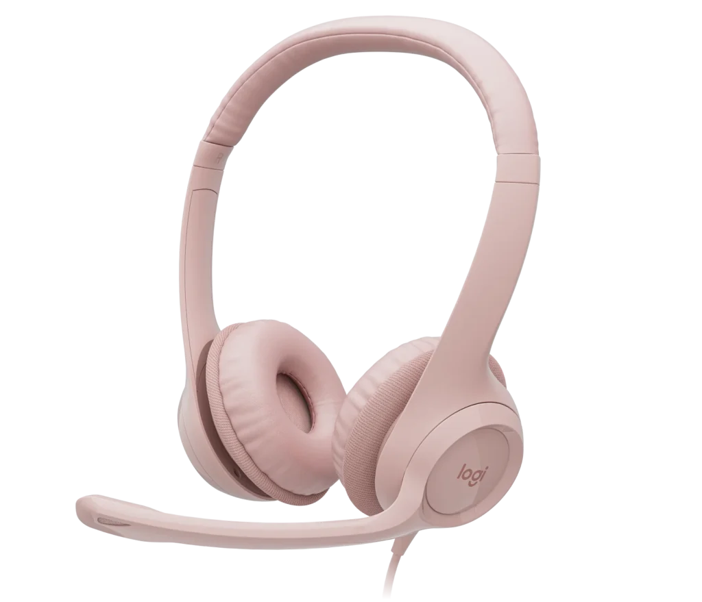 Auriculares Logitech H390 Rose