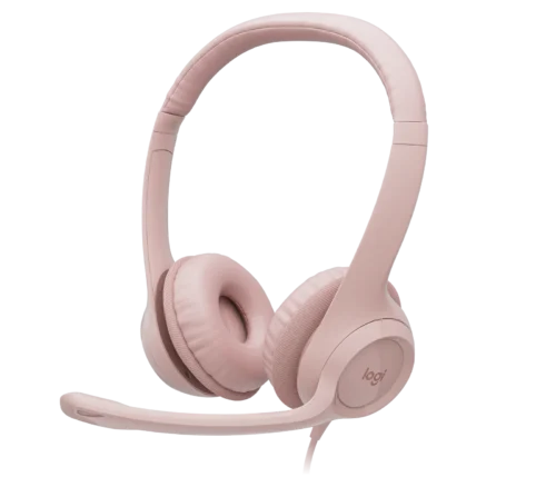 Auriculares Logitech H390 Rose