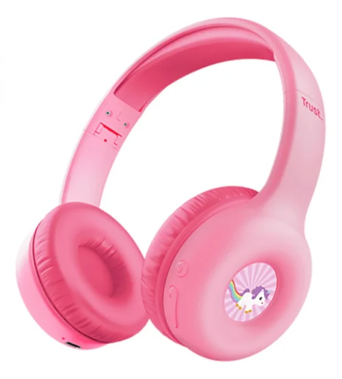 Auriculares Trust Wireless Kids Pink