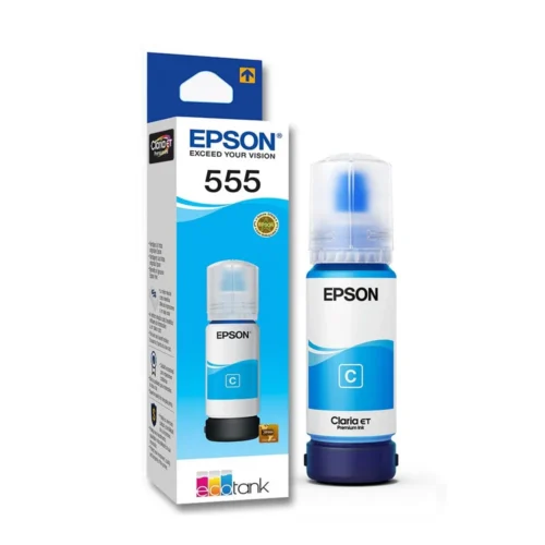 Botella de Tinta Epson T555220-AL Cyan Para L8160/8180