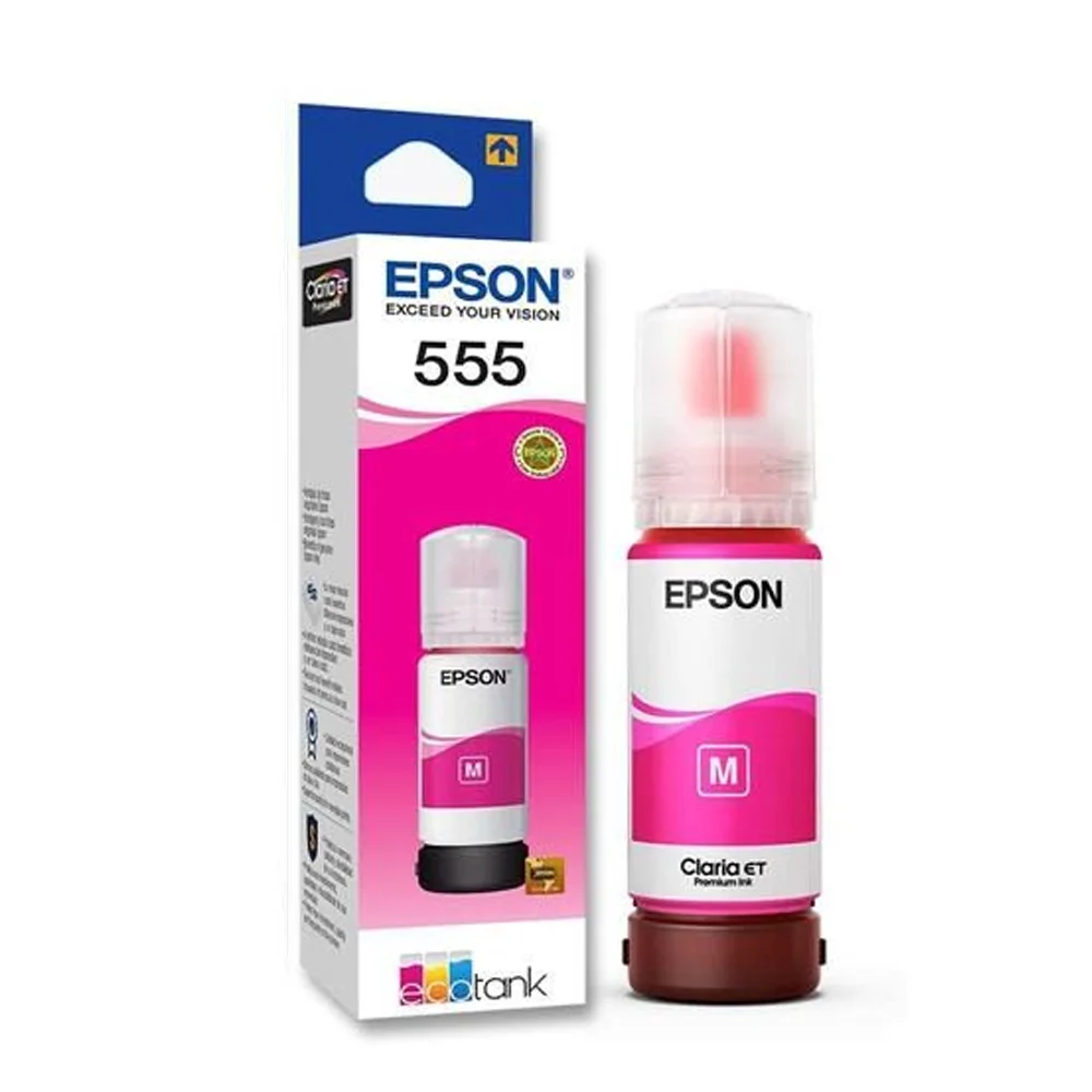 BOTELLA DE TINTA EPSON T555320-AL MAGENTA PARA L8160/8180