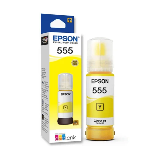 Botella de Tinta Epson T555420-AL Amarillo Para L8160/8180 s/Caja