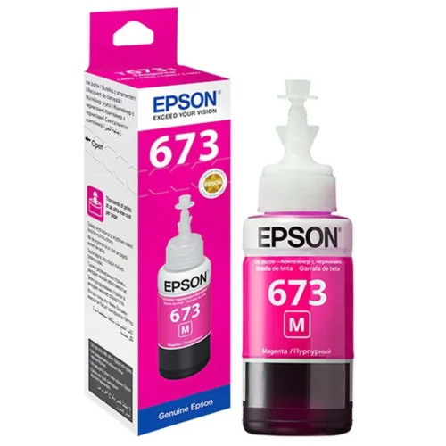 Botella de Tinta Epson T673320-AL Magenta Para L800