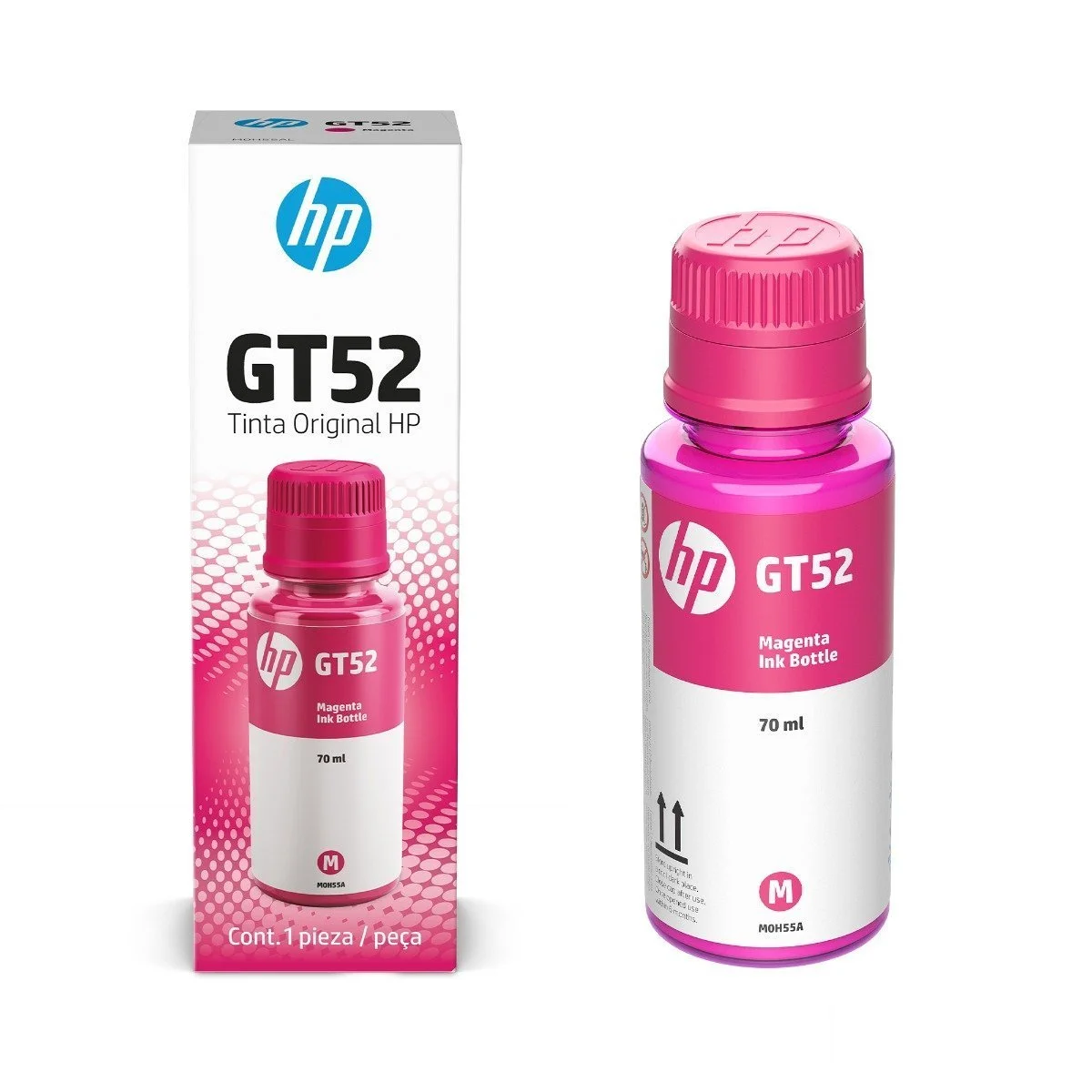 BOTELLA DE TINTA HP GT52 70ML MAGENTA M0H55AL